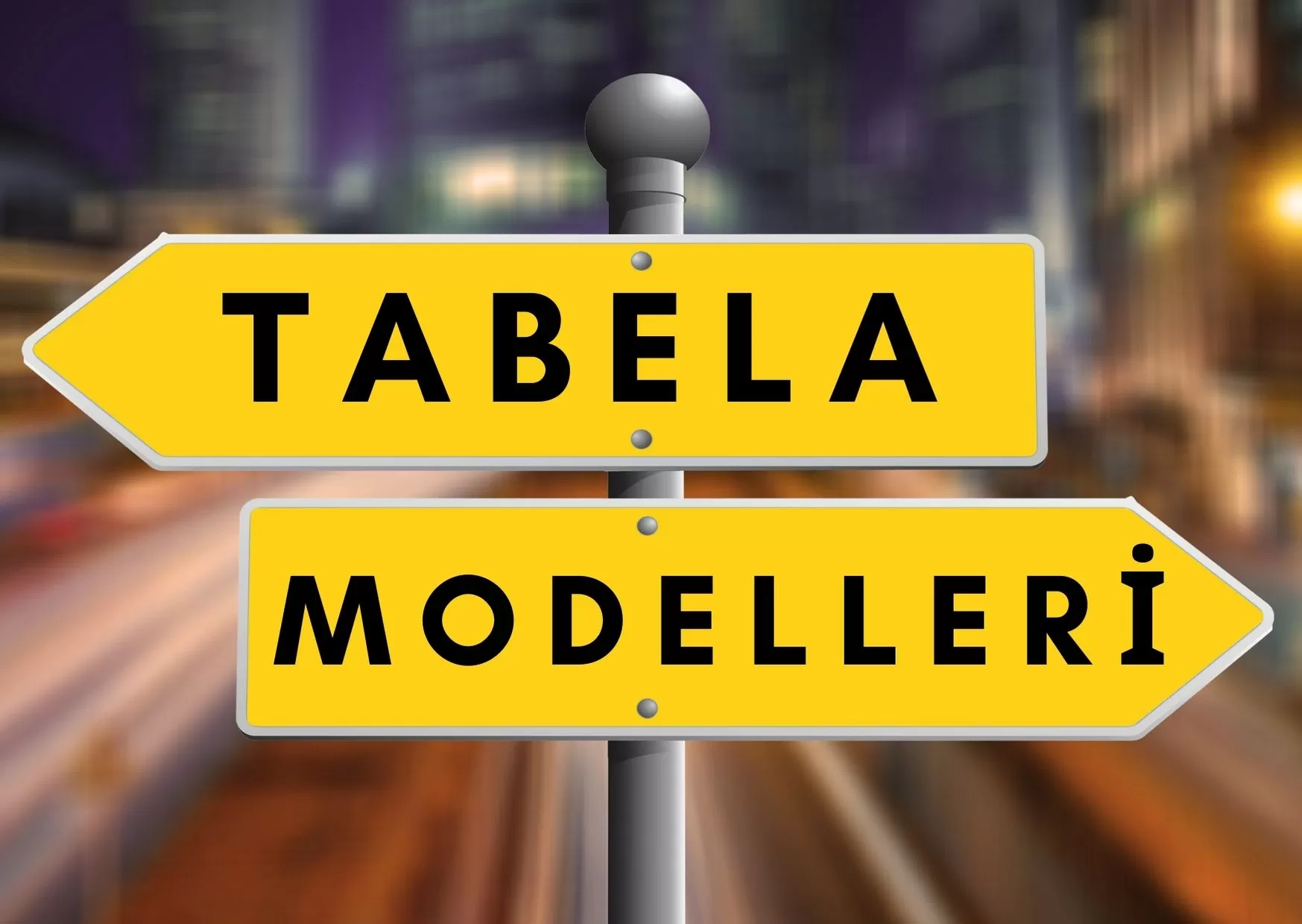 Tabela Modelleri